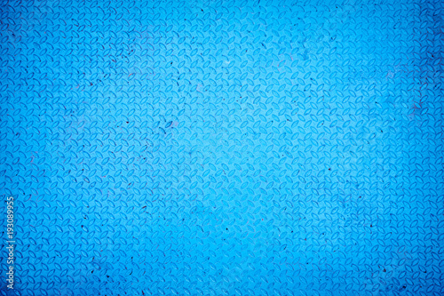 Copy space. Blue painted textured background.