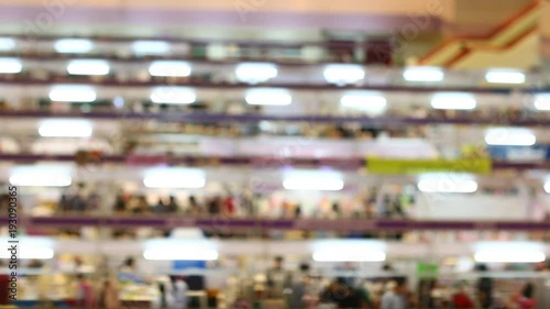 Wallpaper Mural Blurred book fair in chiangmai Thailand Torontodigital.ca