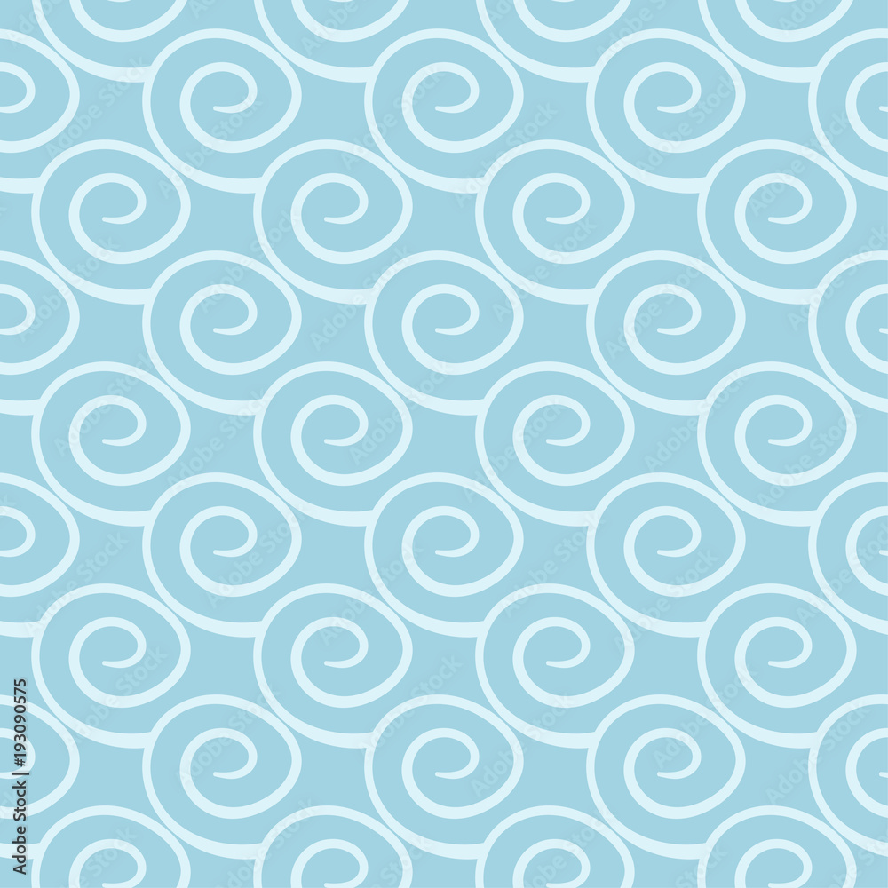 Light blue geometric ornament. Seamless pattern Light blue geometric ornament. Seamless pattern