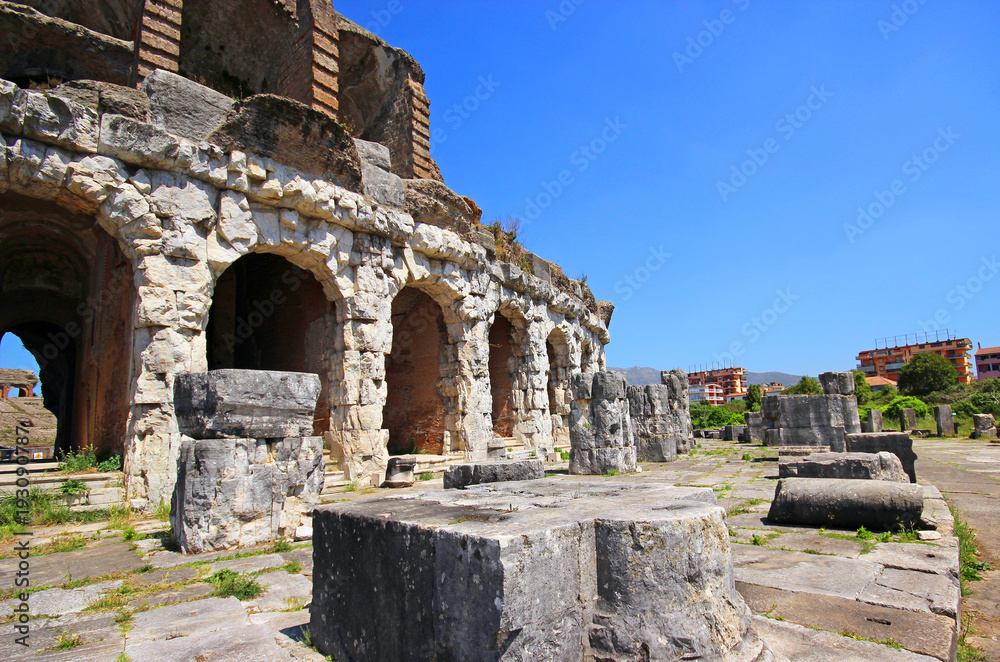 Santa Maria Capua Vetere Amphitheater in Capua city, Italy