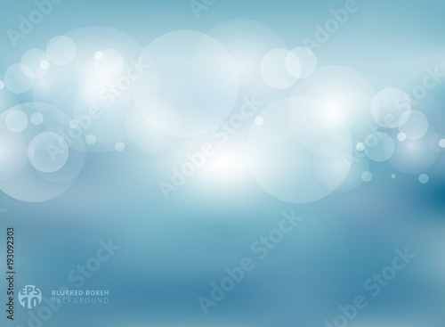 Abstract blue blurred with ...