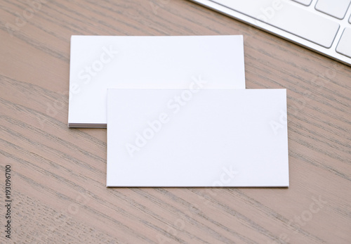 Empty business cards