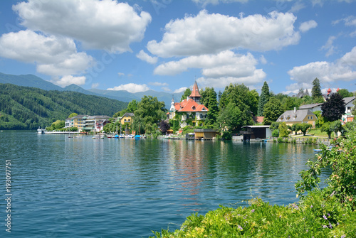 Fototapeta der Urlaubsort Millstatt am See am Millstätter See in Kärnten,Österreich
