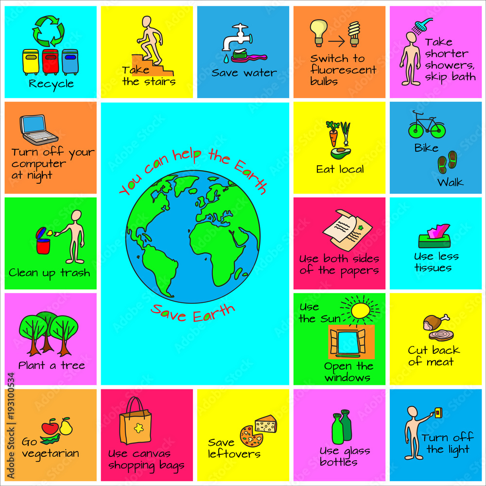 You can help the Earth.  Ecology infographics.