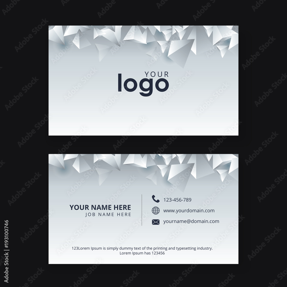 Fototapeta premium Modern Creative and Clean Business Card Template