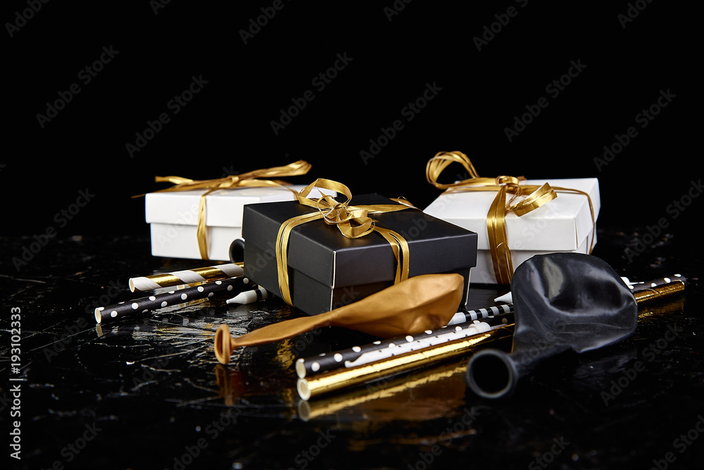 Naklejka premium Birthday or Party accessories.