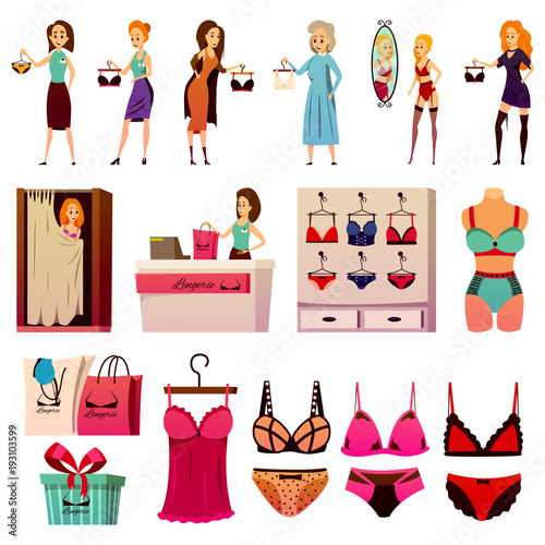 BVD Lingerie Store Set