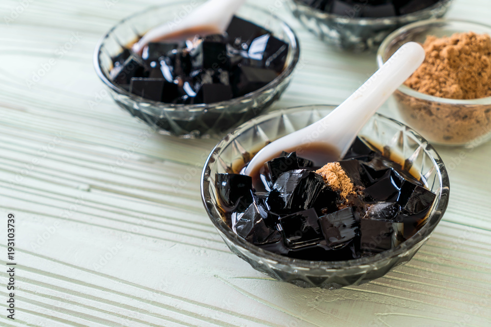 black grass jelly black grass jelly