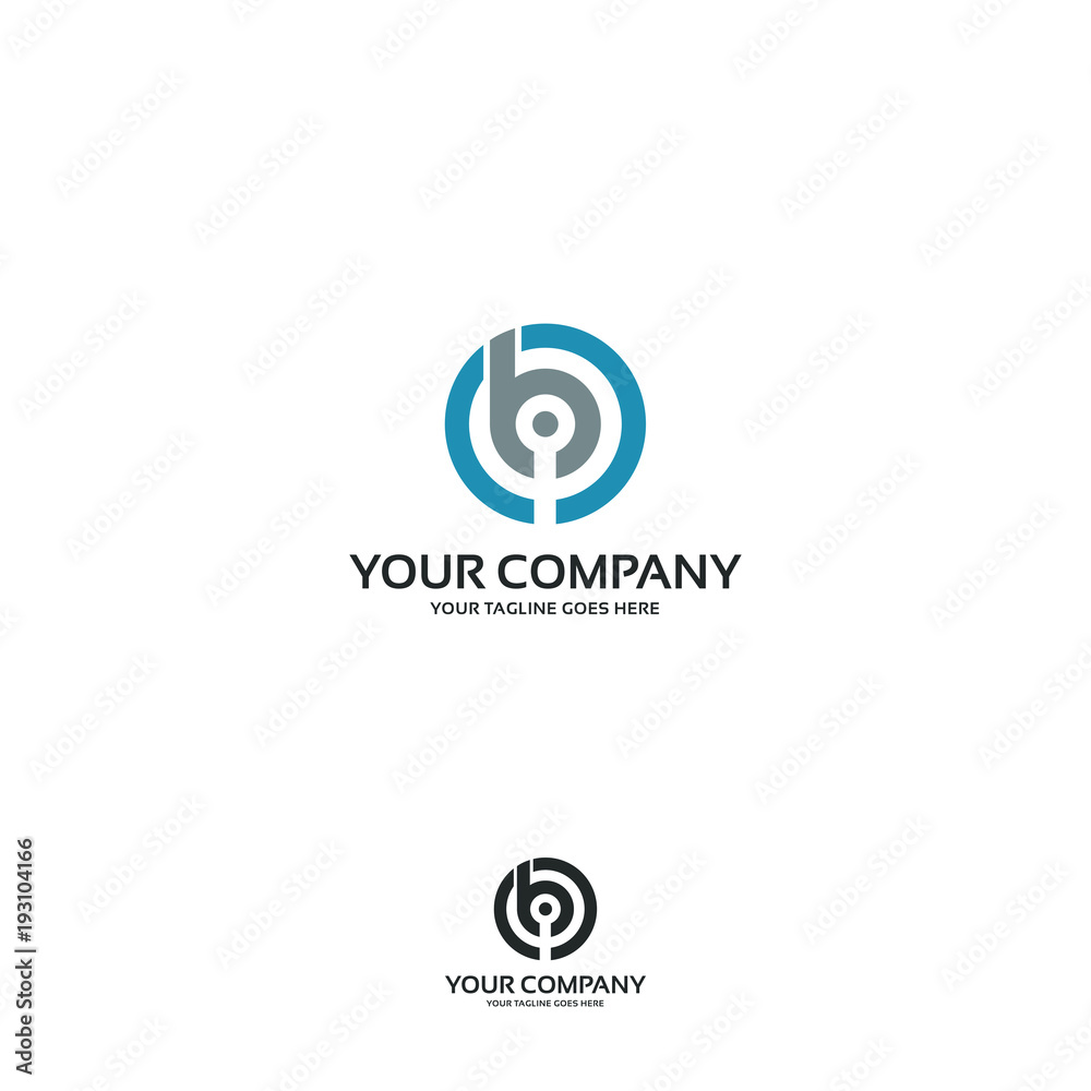 b - logo template