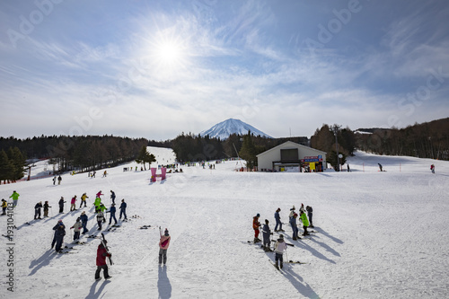 Fujiten Snow Resort is a small ski resort along the northern base of Mount Fuji in the Fuji Five Lakes region. 