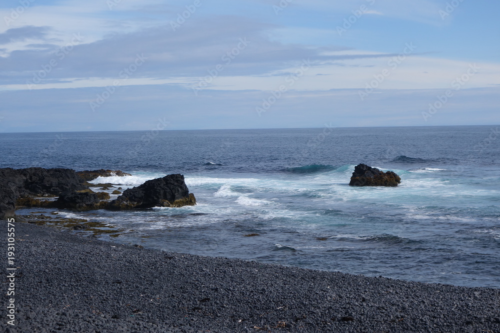 アイスランド共和国、スナイフェルス半島先端の海岸