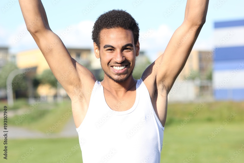 Healthy man outside Healthy man outside