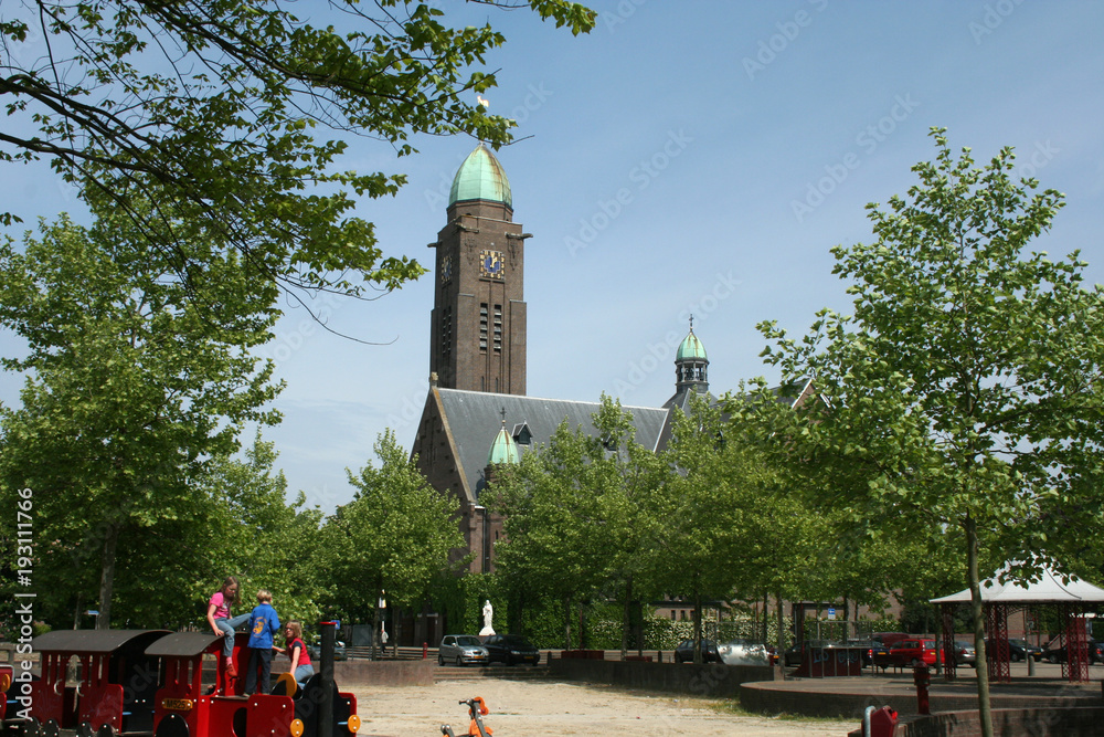 Willibrorduskerk in the centre of Teteringen
