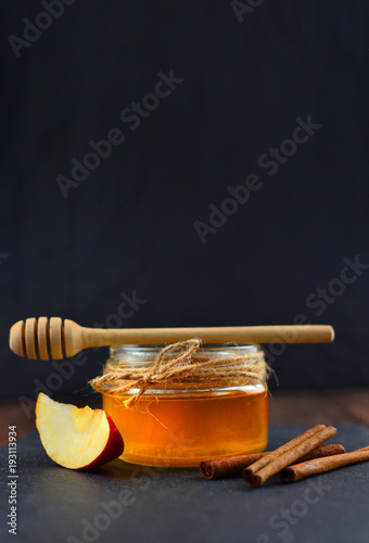 Natural honey background. Healthy food concept.
