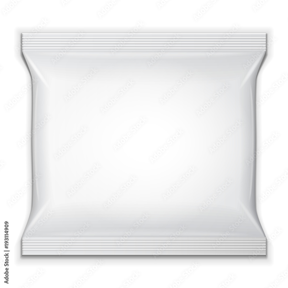 Blank Foil Food Snack Sachet Bag Packaging For Sweets, Chips, Cookies