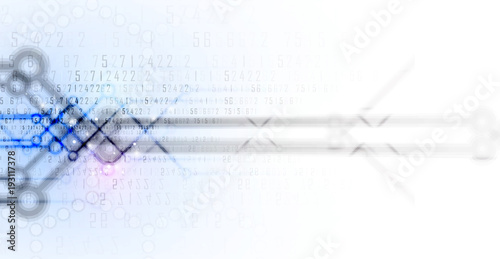 dna and medical and technology background. futuristic molecule structure presentation