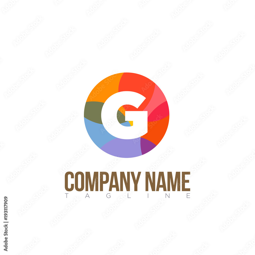 G LETTER  MODERN LOGO TEMPLATE