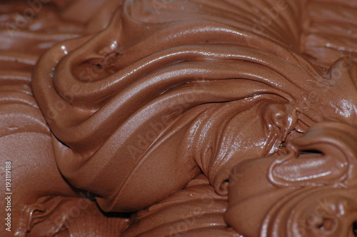 gelato al cioccolato, dettaglio gelato