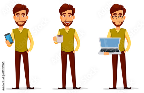 Business man with beard