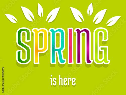 Spring is here