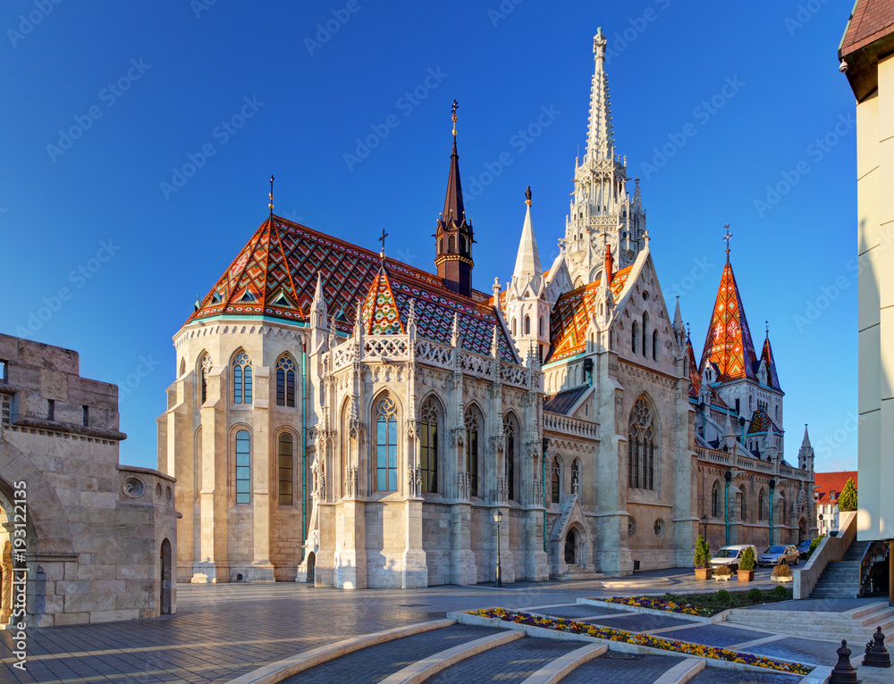 Fototapeta premium Budapeszt - kościół Mathias, Węgry