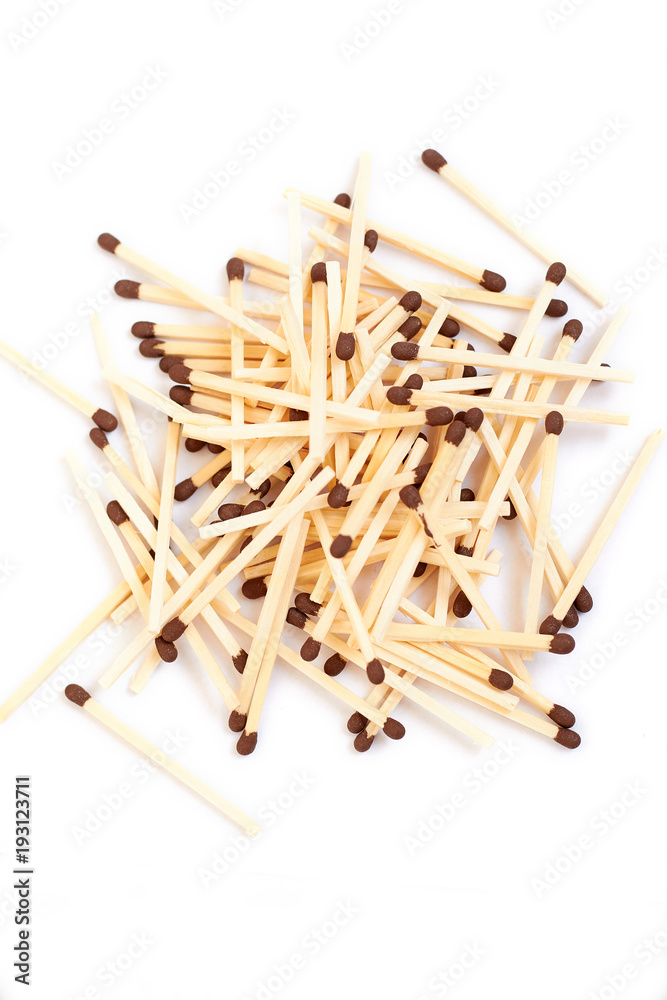 many match isolated on a white background many match isolated on a white background
