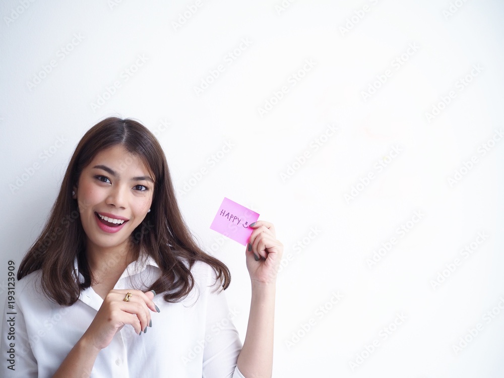 Asian fashionista woman working in office. Asian fashionista woman working in office.