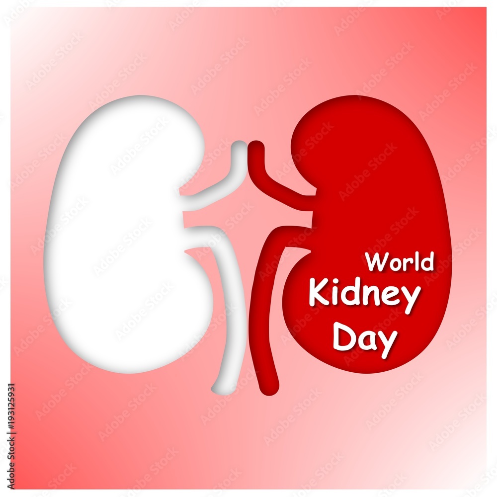 Illustration Of World Kidney Day Poster Or Banner Background. Illustration Of World Kidney Day Poster Or Banner Background.