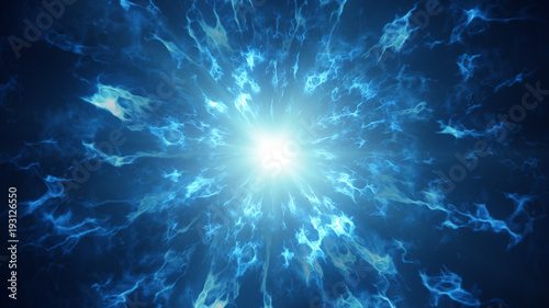 Fractal blue plasma waves a...