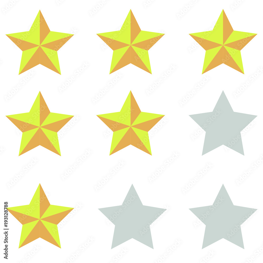 3 stars with silhouettes 3 of 3 3 stars with silhouettes 3 of 3