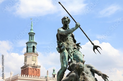 Poznan Neptune monument
