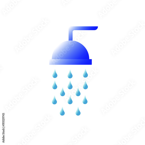 gradient shower icon