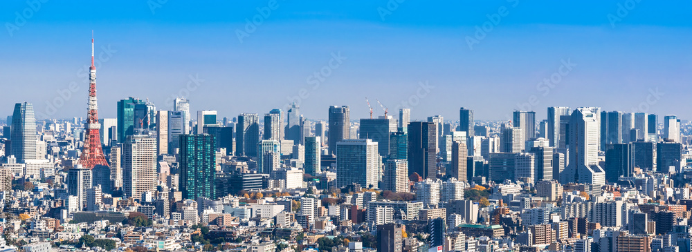 東京都市風景 ワイド