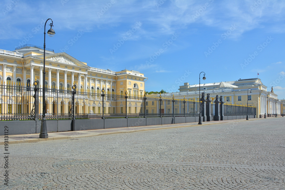Petersburg. The area in front of the Russian Museum