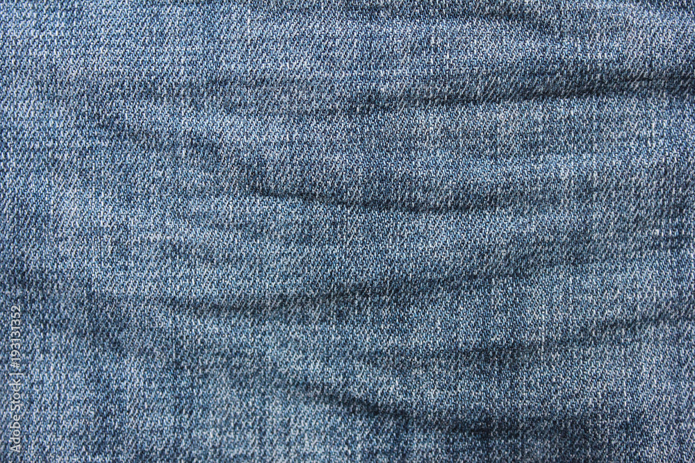 Denim Jeans Texture Background of Dark Blue Crumpled Classic Jean Material. Jean Fabric Design, Empty Textile Clothes Surface. Stylish Simple Pattern, Urban Apparel Canvas for Copy Space Template. Stock Photo |
