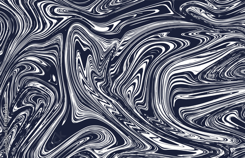 Dark blue marble texture design. Vector background.