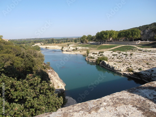 vu du pont du Gard