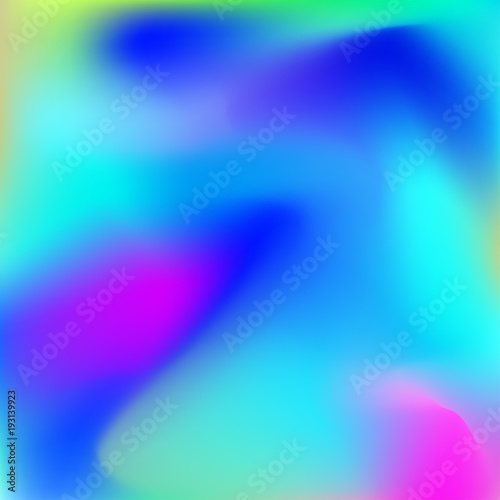Holographic background. Modern retro design.