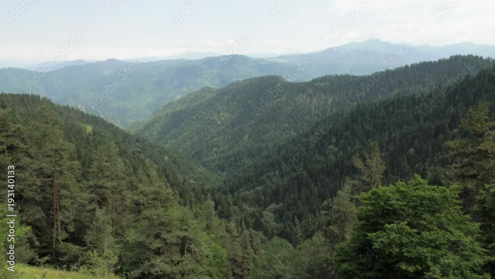 Mountains view in the Borjomi Kharagauli national park - Georgia Mountains view in the Borjomi Kharagauli national park - Georgia