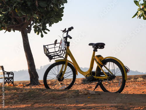 City bikes rent parking in Phuket Thailand