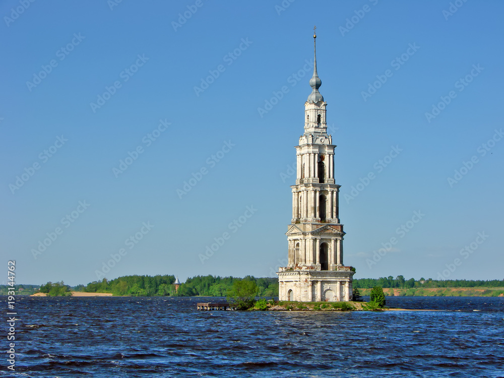 Kalyazin. Belfry of the Cathedral of St. Nicholas. Russia Kalyazin. Belfry of the Cathedral of St. Nicholas. Russia