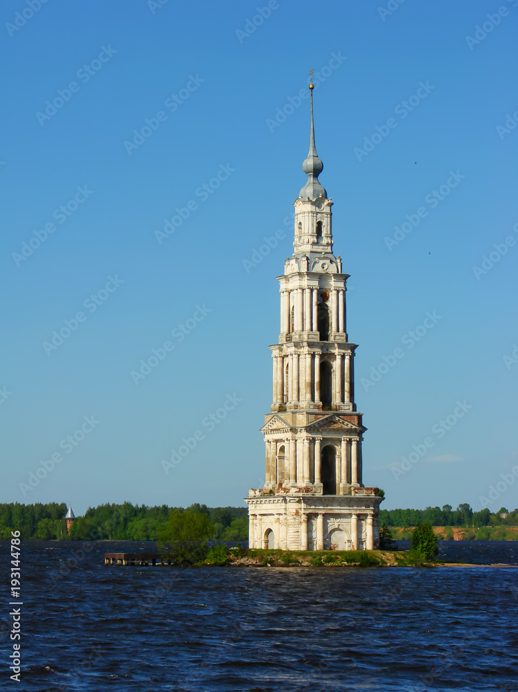Kalyazin. Belfry of the Cathedral of St. Nicholas. Russia Kalyazin. Belfry of the Cathedral of St. Nicholas. Russia