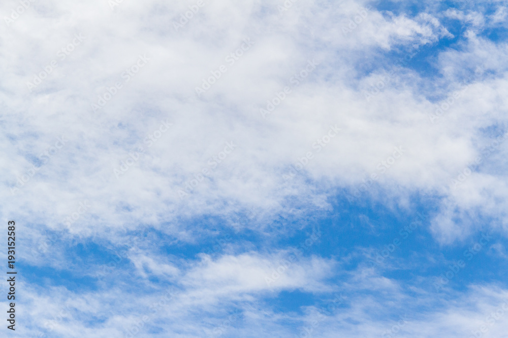 Blue sky background with white fluffy clouds Blue sky background with white fluffy clouds