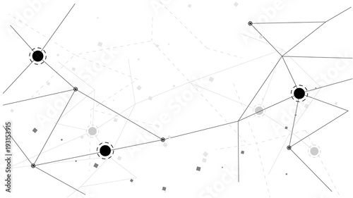 background abstract polygon data technology communication vector design illustration