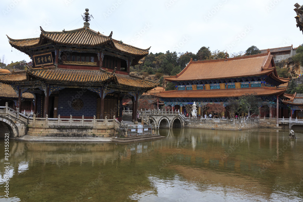 Yuan tong temple in Kunming China