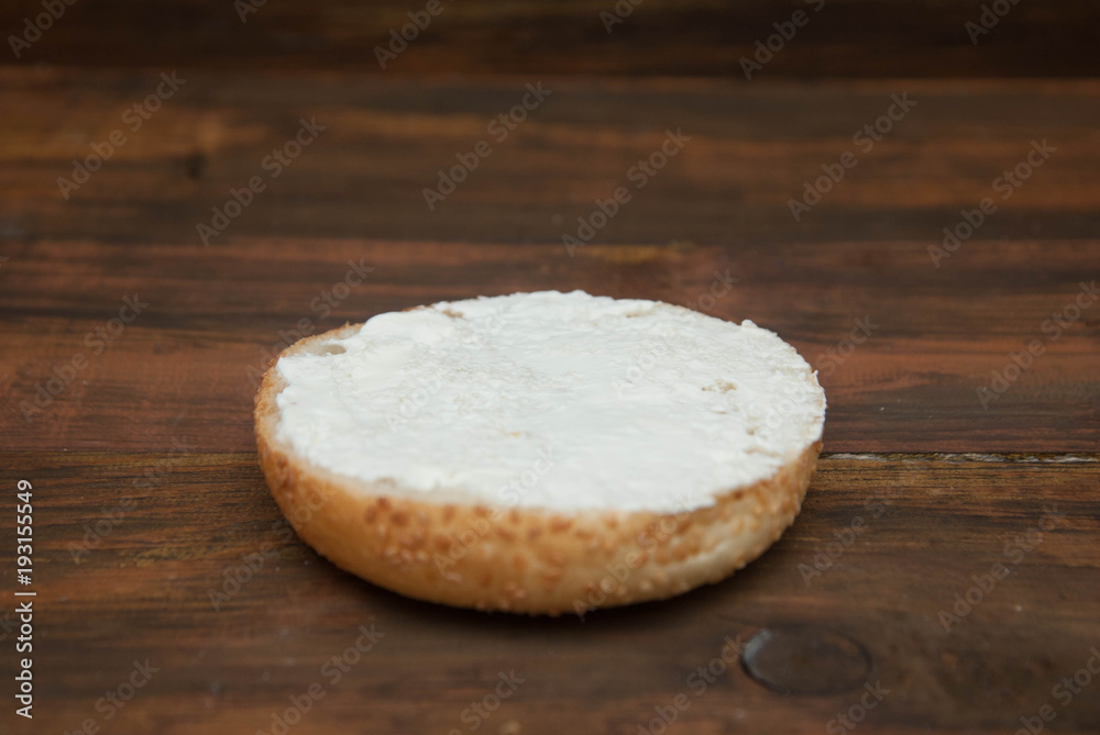 Step by Step Cooking process of Hamburger Homemade Healthy with fresh Vegetables on rustic Wooden Background.