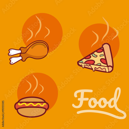 Fast food cartoons