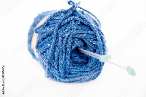 Yarn for knitting photo