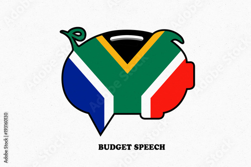 Illustration idea for the South African Budget Speech.