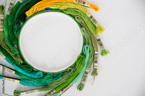 Yarn for knitting photo